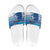 Cook Islands Va'a Race Slide Sandals Te Tatau Tattoos Sporty Style Light Blue Color - Polynesian Pride