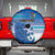 Cook Islands Va'a Race Spare Tire Cover Te Tatau Tattoos Sporty Style Light Blue Color - Polynesian Pride