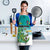 Cook Islands Va'a Race Apron Te Tatau Tattoos Sporty Style Turquoise Color - Polynesian Pride