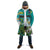 Personalised Cook Islands Va'a Race Cloak Te Tatau Tattoos Sporty Style Turquoise Color - Polynesian Pride