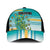 Cook Islands Va'a Race Mesh Trucker Cap Te Tatau Tattoos Sporty Style Turquoise Color - Polynesian Pride