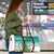 Cook Islands Va'a Race Travel Bag Te Tatau Tattoos Sporty Style Turquoise Color - Polynesian Pride