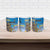 Personalised Cook Islands Va'a Race Ceramic Mug Te Tatau Tattoos Sporty Style Glory Blue Color - Polynesian Pride