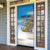 Personalised Cook Islands Va'a Race Door Cover Te Tatau Tattoos Sporty Style Glory Blue Color - Polynesian Pride