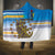 Cook Islands Va'a Race Hooded Blanket Te Tatau Tattoos Sporty Style Glory Blue Color - Polynesian Pride