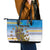 Cook Islands Va'a Race Leather Tote Bag Te Tatau Tattoos Sporty Style Glory Blue Color - Polynesian Pride