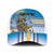 Cook Islands Va'a Race Mesh Trucker Cap Te Tatau Tattoos Sporty Style Glory Blue Color - Polynesian Pride