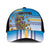 Cook Islands Va'a Race Mesh Trucker Cap Te Tatau Tattoos Sporty Style Glory Blue Color - Polynesian Pride