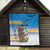 Cook Islands Va'a Race Quilt Te Tatau Tattoos Sporty Style Glory Blue Color - Polynesian Pride