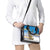 Cook Islands Va'a Race Shoulder Handbag Te Tatau Tattoos Sporty Style Glory Blue Color - Polynesian Pride