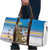 Cook Islands Va'a Race Travel Bag Te Tatau Tattoos Sporty Style Glory Blue Color - Polynesian Pride
