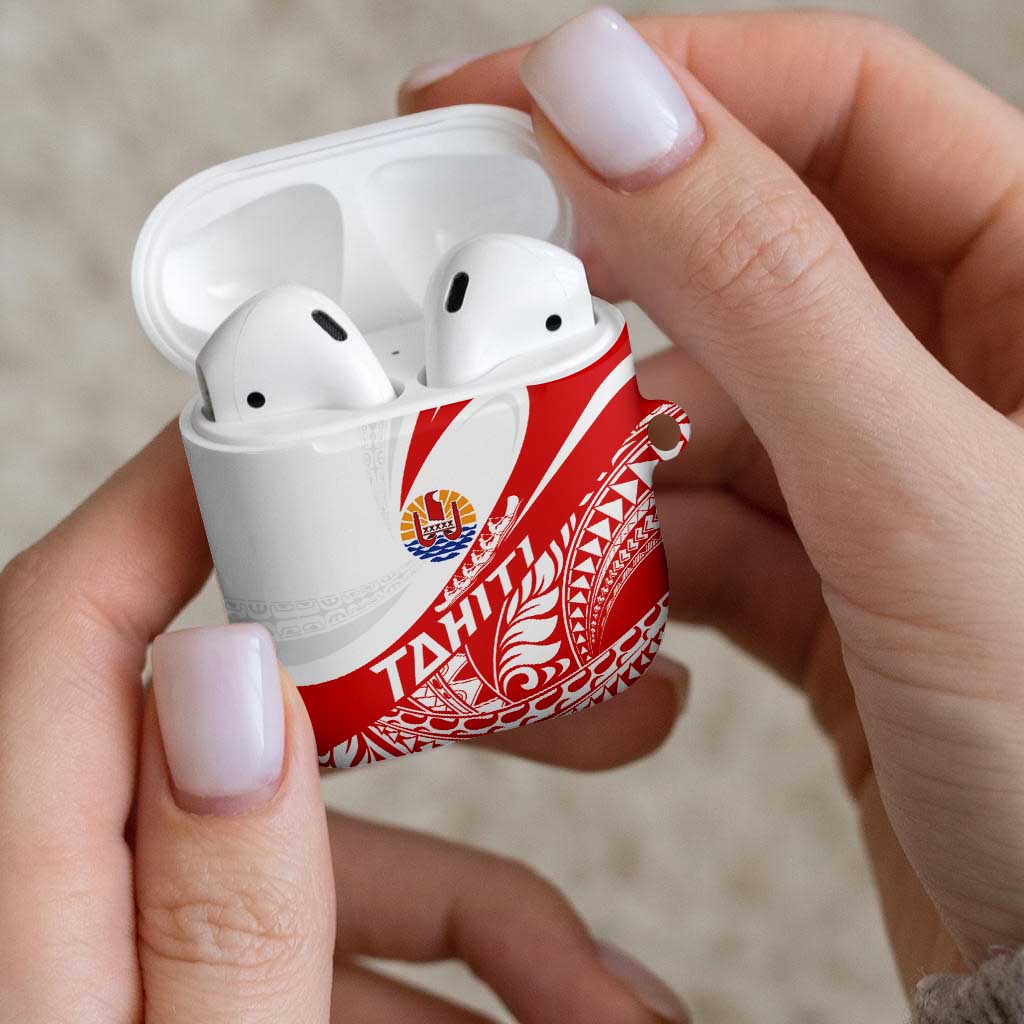 Tahiti Va'a Race AirPods Case Polynesian Tattoos Sporty Style - Polynesian Pride