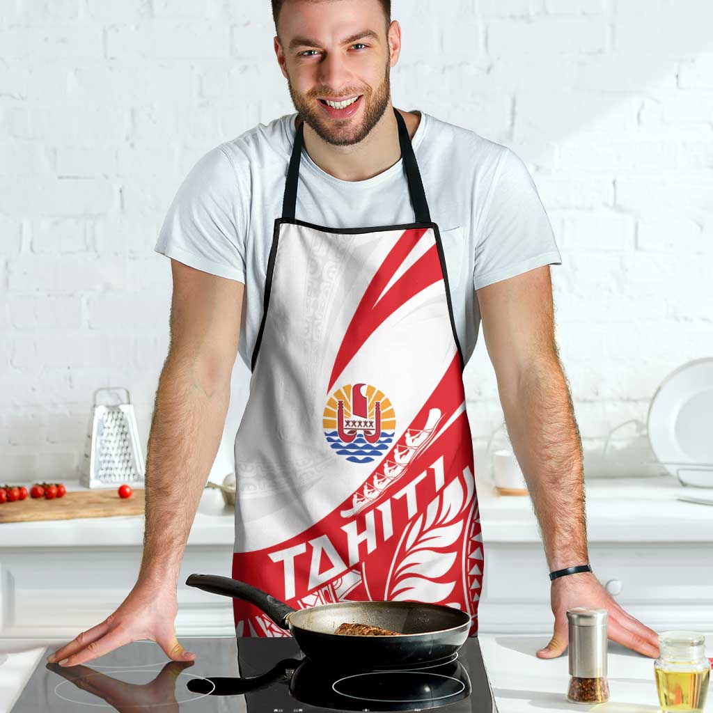 Tahiti Va'a Race Apron Polynesian Tattoos Sporty Style - Polynesian Pride