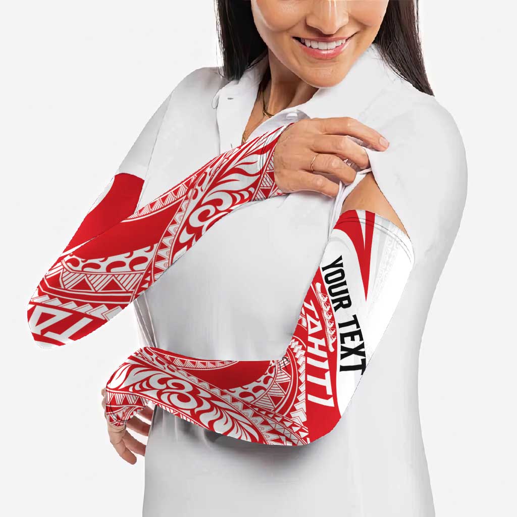 Personalised Tahiti Va'a Race Arm Sleeves Polynesian Tattoos Sporty Style - Polynesian Pride