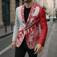Personalised Tahiti Va'a Race Blazer Polynesian Tattoos Sporty Style - Polynesian Pride