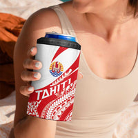 Personalised Tahiti Va'a Race 4 in 1 Can Cooler Tumbler Polynesian Tattoos Sporty Style - Polynesian Pride