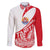 Personalised Tahiti Va'a Race Family Matching Off The Shoulder Long Sleeve Dress and Hawaiian Shirt Polynesian Tattoos Sporty Style - Polynesian Pride