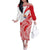 Personalised Tahiti Va'a Race Family Matching Off The Shoulder Long Sleeve Dress and Hawaiian Shirt Polynesian Tattoos Sporty Style - Polynesian Pride
