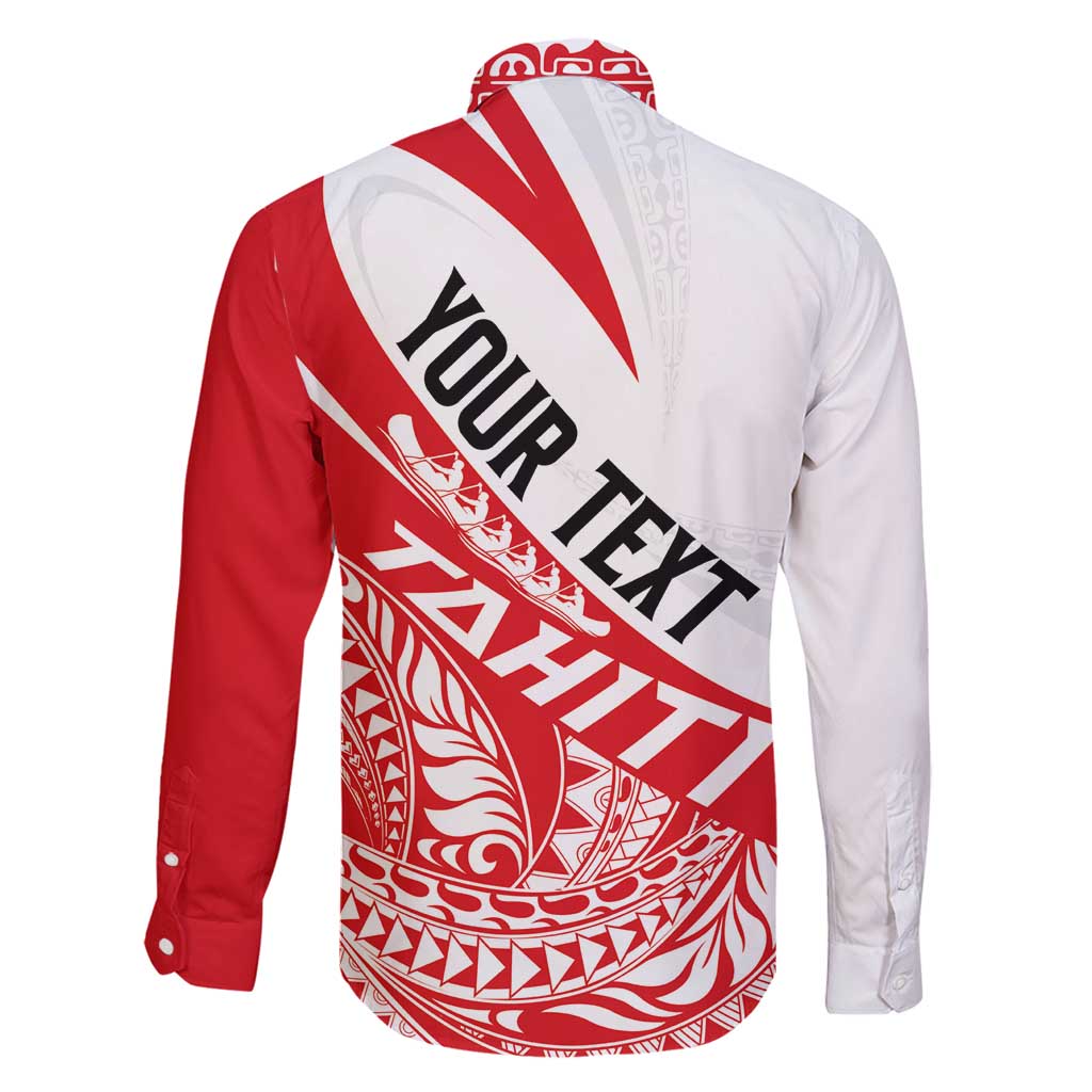 Personalised Tahiti Va'a Race Family Matching Off Shoulder Short Dress and Hawaiian Shirt Polynesian Tattoos Sporty Style - Polynesian Pride