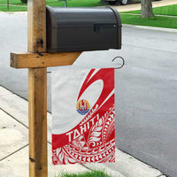 Tahiti Va'a Race Garden Flag Polynesian Tattoos Sporty Style - Polynesian Pride