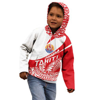 Personalised Tahiti Va'a Race Kid Hoodie Polynesian Tattoos Sporty Style - Polynesian Pride