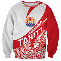 Personalised Tahiti Va'a Race Sweatshirt Polynesian Tattoos Sporty Style - Polynesian Pride