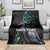 Custom Pukeko New Zealand Blanket Koru Papua Shell with Silver Fern Pattern LT03 - Polynesian Pride