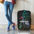 Custom Pukeko New Zealand Luggage Cover Koru Papua Shell with Silver Fern Pattern LT03 - Polynesian Pride