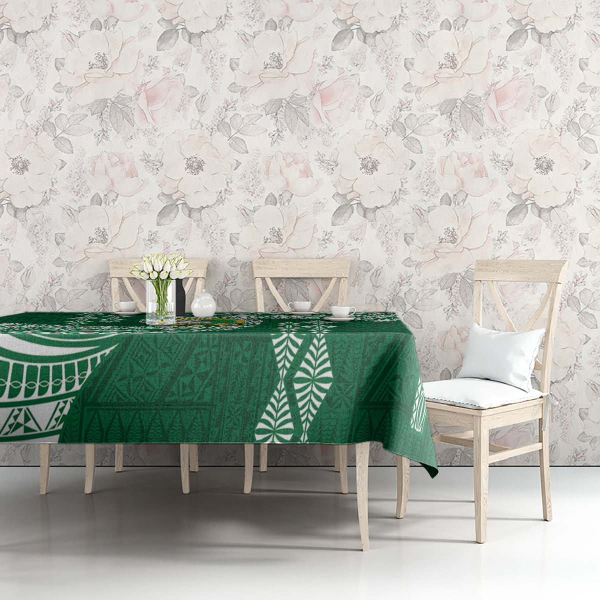 Tonga Lahaina High School Tablecloth Traditional Ngatu and Polynesian Pattern LT03 - Polynesian Pride