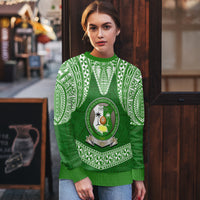 Tonga Liahona High School Ugly Christmas Sweater Traditional Ngatu and Polynesian Pattern LT03 - Polynesian Pride