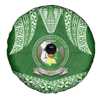 Tonga Liahona High School Spare Tire Cover Traditional Ngatu and Polynesian Pattern LT03 - Polynesian Pride