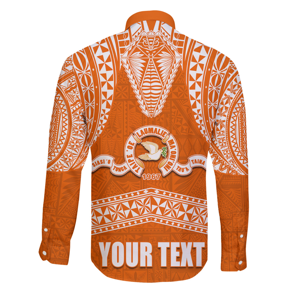 Tonga Tailulu College Family Matching Off Shoulder Maxi Dress and Hawaiian Shirt Traditional Ngatu and Polynesian Pattern LT03 - Polynesian Pride