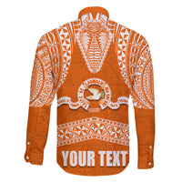 Tonga Tailulu College Family Matching Off Shoulder Maxi Dress and Hawaiian Shirt Traditional Ngatu and Polynesian Pattern LT03 - Polynesian Pride