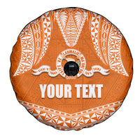 Tonga Tailulu College Spare Tire Cover Traditional Ngatu and Polynesian Pattern LT03 - Polynesian Pride