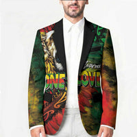 Aotearoa One Love Blazer Reggae Lion with Kakahu Huruhuru
