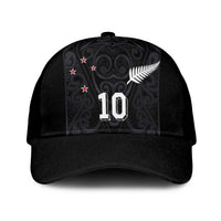 Custom Aotearoa Rugby Mesh Trucker Cap Fern Blacks-Traditional Maori Motifs Design
