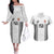Fiji Rugby Warriors Couples Matching Off The Shoulder Long Sleeve Dress and Hawaiian Shirt Masi Tribal Pattern Go Champion 2024