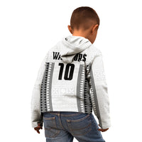 Fiji Rugby Warriors Kid Hoodie Masi Tribal Pattern Go Champion 2024