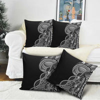 Samoan DNA Art Tattoo Pillow Cover Polynesian Pattern Black Color LT03 - Polynesian Pride