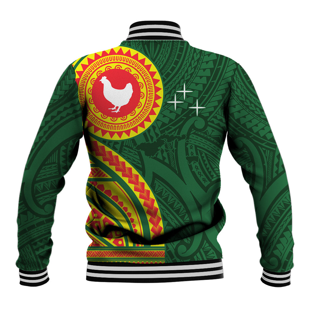 Manu'a Cession Day Baseball Jacket Polynesian Pattern