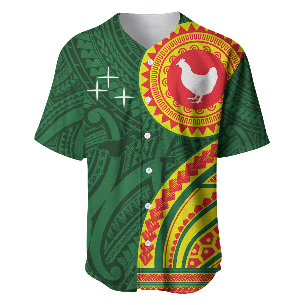 Manu'a Cession Day Baseball Jersey Polynesian Pattern