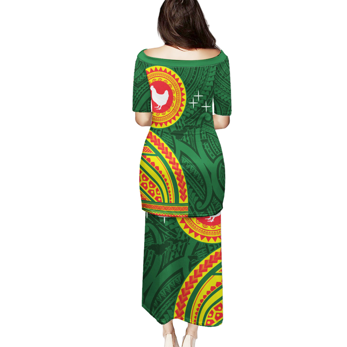 Manu'a Cession Day Family Matching Puletasi and Hawaiian Shirt Polynesian Pattern