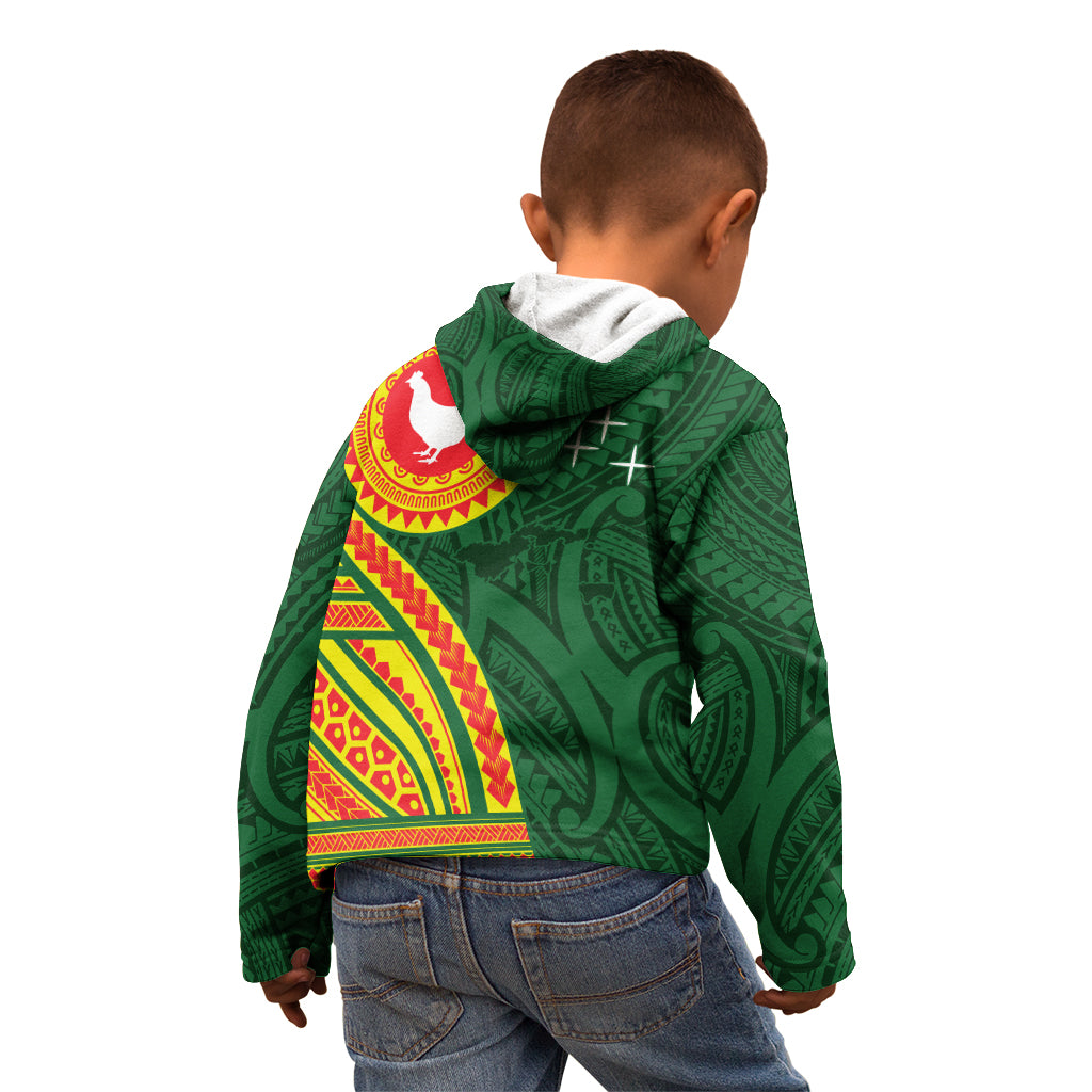 Manu'a Cession Day Kid Hoodie Polynesian Pattern