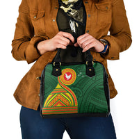 Manu'a Cession Day Shoulder Handbag Polynesian Pattern