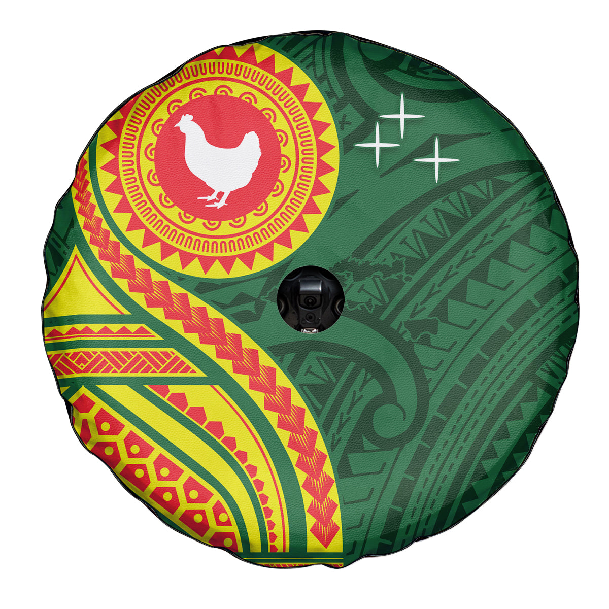 Manu'a Cession Day Spare Tire Cover Polynesian Pattern