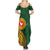 Manu'a Cession Day Summer Maxi Dress Polynesian Pattern