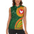 Manu'a Cession Day Women Sleeveless Polo Shirt Polynesian Pattern