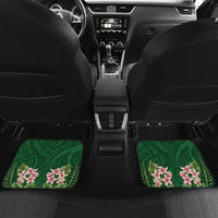 Manu'a Cession Day 120th Anniversary Car Mats Polynesian Pattern and Hibiscus Flower