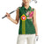 Manu'a Cession Day 120th Anniversary Women Sleeveless Polo Shirt Polynesian Pattern and Hibiscus Flower