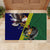 Manu'a Island and American Samoa Rubber Doormat Rooster and Eagle Mascot
